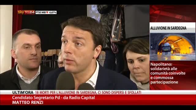 Renzi: ministro Cancellieri dovrebbe lasciare