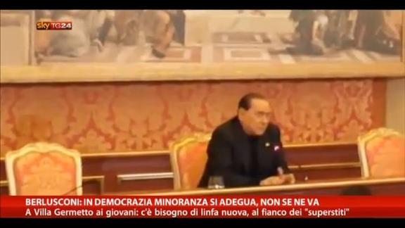 Berlusconi ai giovani: c'è bisogno di linfa nuova