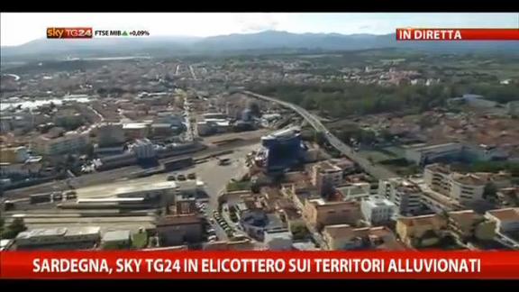 Sardegna, Sky TG24 in elicottero sul porto di Olbia