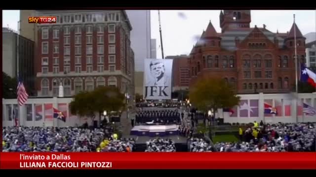 JFK, Dallas rende omaggio al presidente