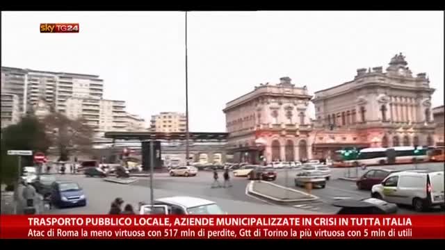 Trasporto locale, municipalizzate in crisi in tutta Italia