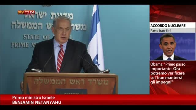 Netanyahu: accordo su nucleare Iran è un errore storico