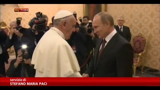 Putin e Francesco, a colloquio su Siria e Medio Oriente