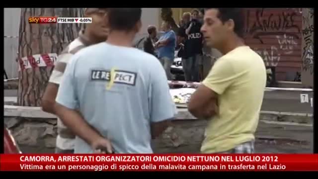 Camorra,arrestati organizzatori omicidio Nettuno luglio 2012