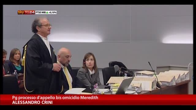 Processo Meredith, Alessandro Crini al processo d'appello