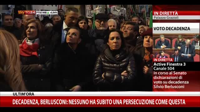 Decadenza: discorso Berlusconi, 3a parte