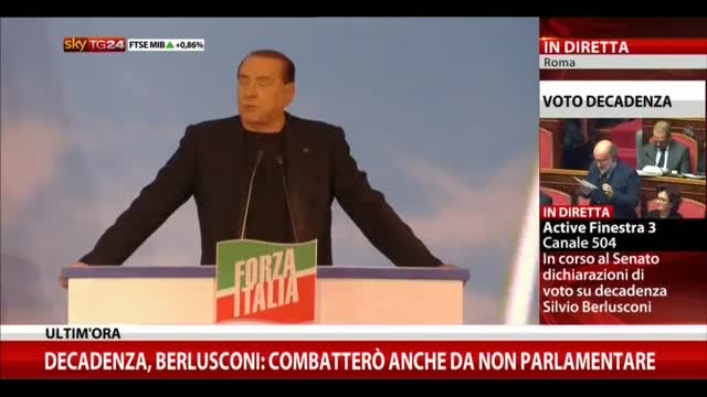 Decadenza: discorso Berlusconi, 5a parte