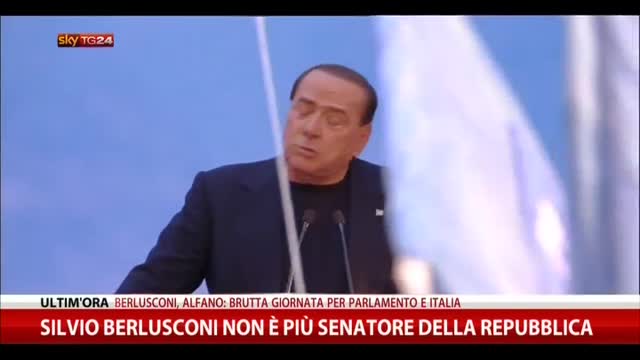 Berlusconi: oggi è un giorno di lutto per la democrazia