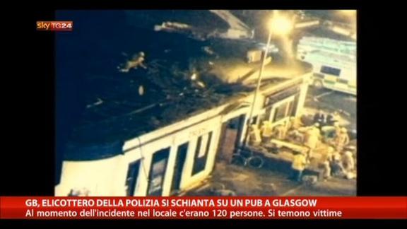 GB, elicottero della polizia si schianta su un pub a Gasgow