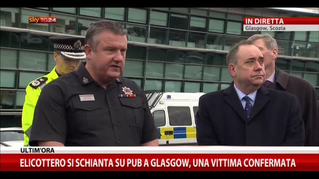Schianto elicottero Glasgow, parla uno dei soccorritori