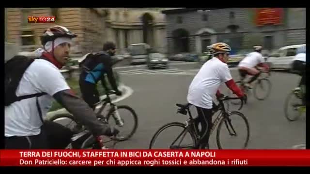 Terra dei fuochi, staffetta in bici da Caserta a Napoli