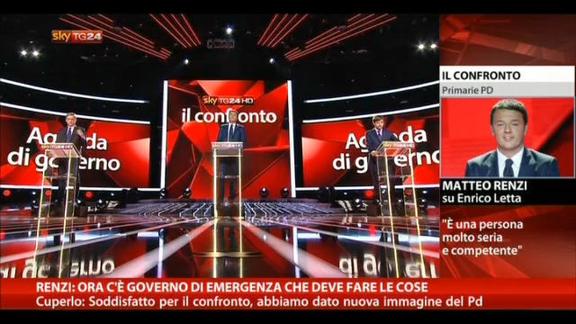 Renzi: ora c'è governo di emergenza che deve fare le cose