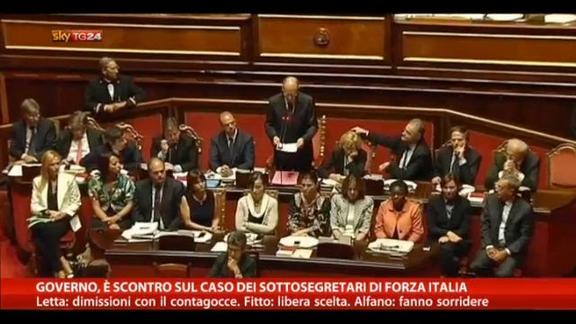 Governo, scontro sul caso dei sottosegretari di Forza Italia