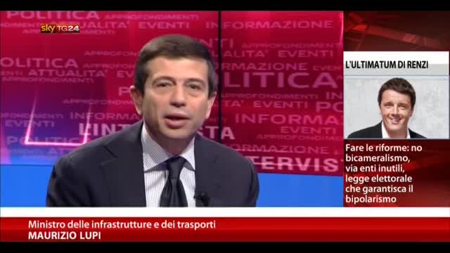 Lupi: Se Renzi vuole sostituire Letta non temiamo voto