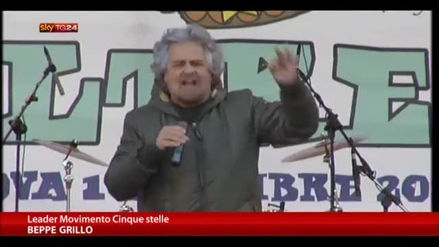 Beppe Grillo, pronto l'impeachment di Napolitano
