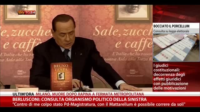 Berlusconi: "Prima riforma quella della giustizia"