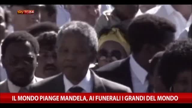 Il mondo piange Mandela, ai funerali i grandi del mondo