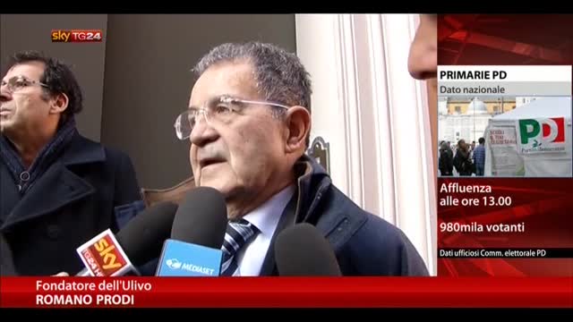 Primarie PD, Prodi: PD riferimento politico più serio