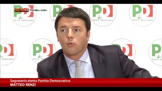 Renzi: Dopo primarie non c'è rischio per unità del partito