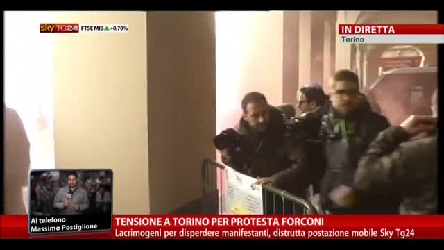 Movimento Forconi, autonomi e centri sociali a Torino