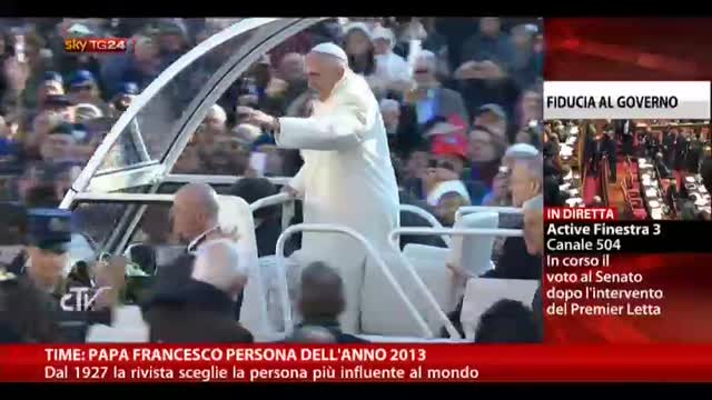 Time: Papa Francesco persona dell'anno 2013