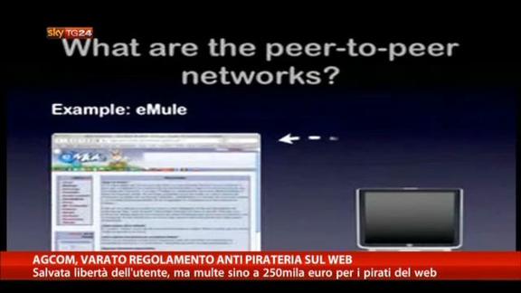 Agcom, varato regolamento anti pirateria sul web