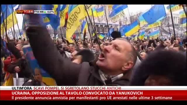Ucraina, opposizione al tavolo convocato da Yanukovich