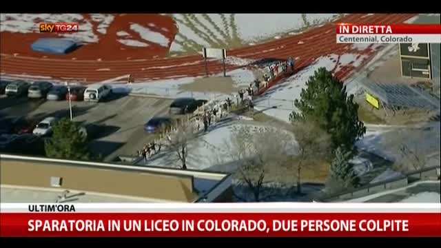 Sparatoria in un liceo in Colorado, due persone colpite