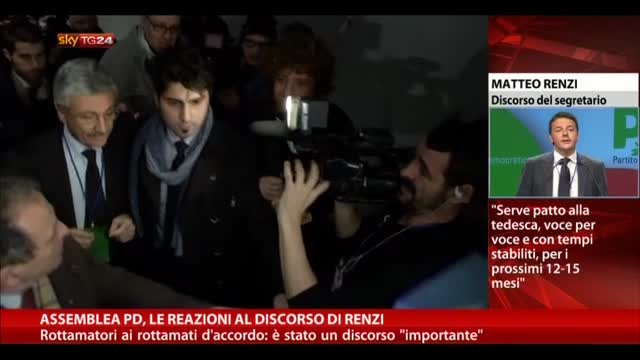 Assemblea Pd, rottamatori: discorso Renzi importante