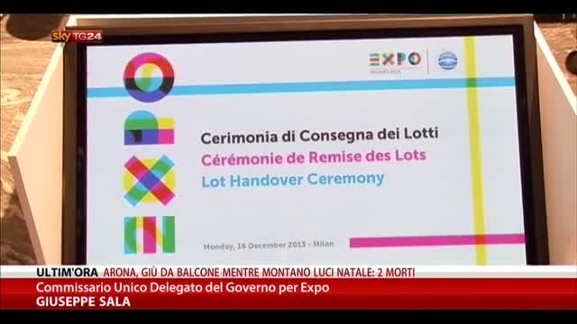Expo, consegnati a Milano i lotti ai primi 26 paesi