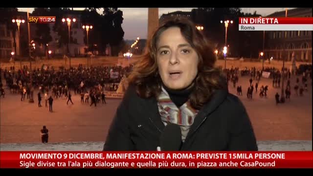 Movimento 9/12,manifestazione a Roma:previste 15mila persone