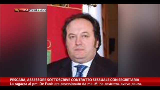 Pescara, ass. sottoscrive contratto sessuale con segretaria