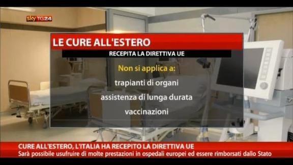 Cure all'estero, l'Italia ha recepito la direttiva UE
