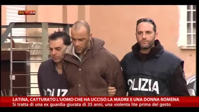 Latina, catturato uomo che ha ucciso madre e donna romena