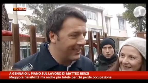 A gennaio il piano sul lavoro di Matteo Renzi