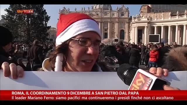 Roma, il coordinamento 9 dicembre a San Pietro dal papa