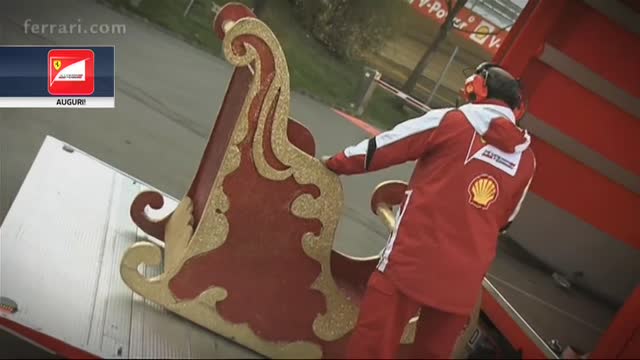 Il Natale della Ferrari: una slitta col motore della Rossa