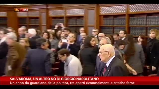 Salva Roma, un altro no di Giorgio Napolitano