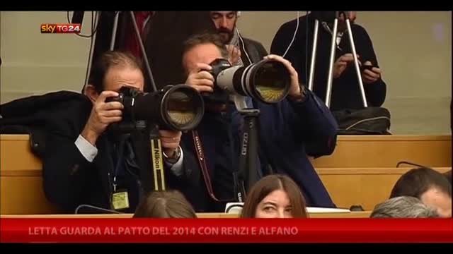 Letta guarda al patto del 2014 con Renzi e Alfano