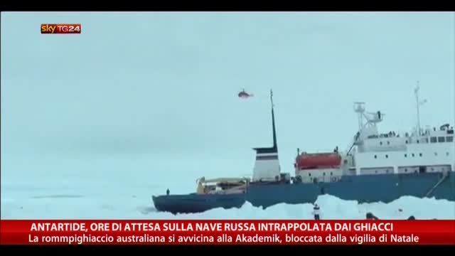 Antartide, ore di attesa sulla nave intrappolata dai ghiacci