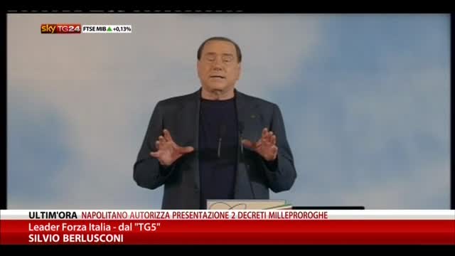 Berlusconi: i sondaggi premiano Forza Italia
