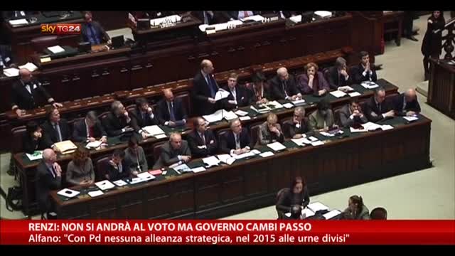 Renzi: non si andrà al voto ma governo cambi passo