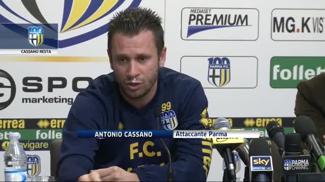 Cassano: "A Parma sto da Dio, mi trattano come un re"