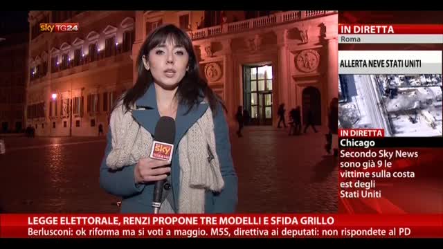 Legge elettorale, Renzi propone tre modelli e sfida Grillo
