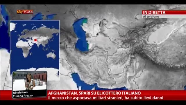 Aghanistan, spari su elicottero italiano
