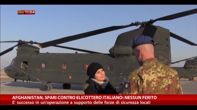 Afghanistan, spari contro elicottero italiano: nessun ferito