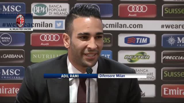Milan, Adil Rami si presenta: "Un sogno essere qui"