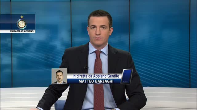 Inter, Massimo Moratti ad Appiano Gentile