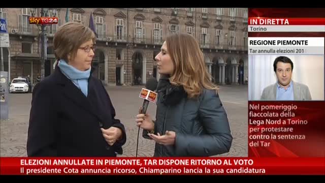 Voto Piemonte, Bresso a SkyTG24: "I danneggiati siamo noi"