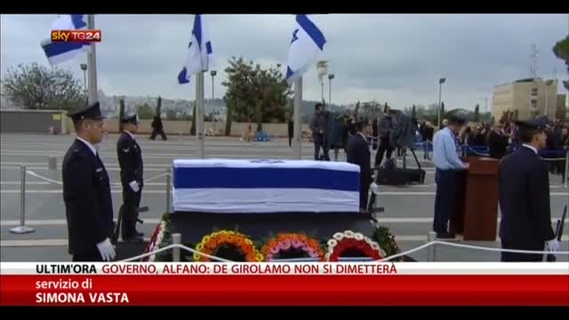 Gerlusalemme, il saluto ad Ariel Sharon